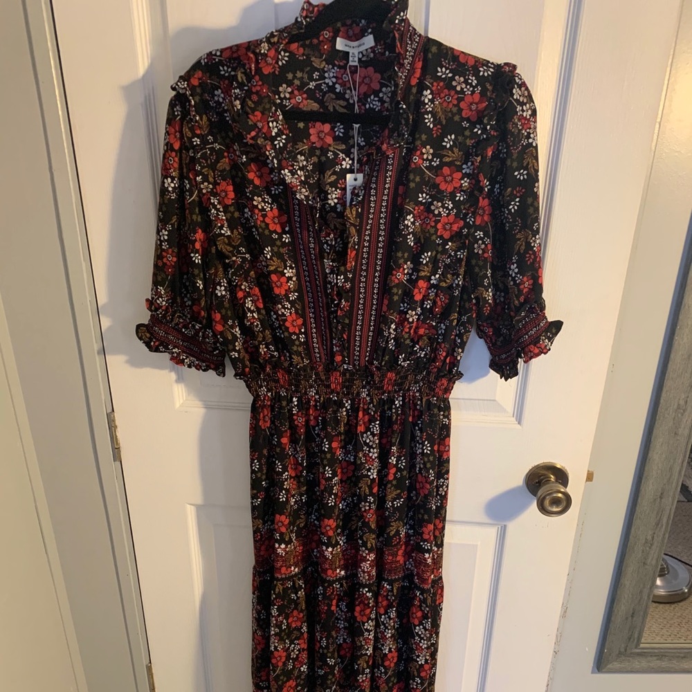 Floral boho maxi